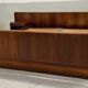 Danish Rosewood Double Floating Bed By Sannemans, 1970s.