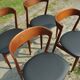 Chaises danoises Henri Walter Klein éditées par Bramin