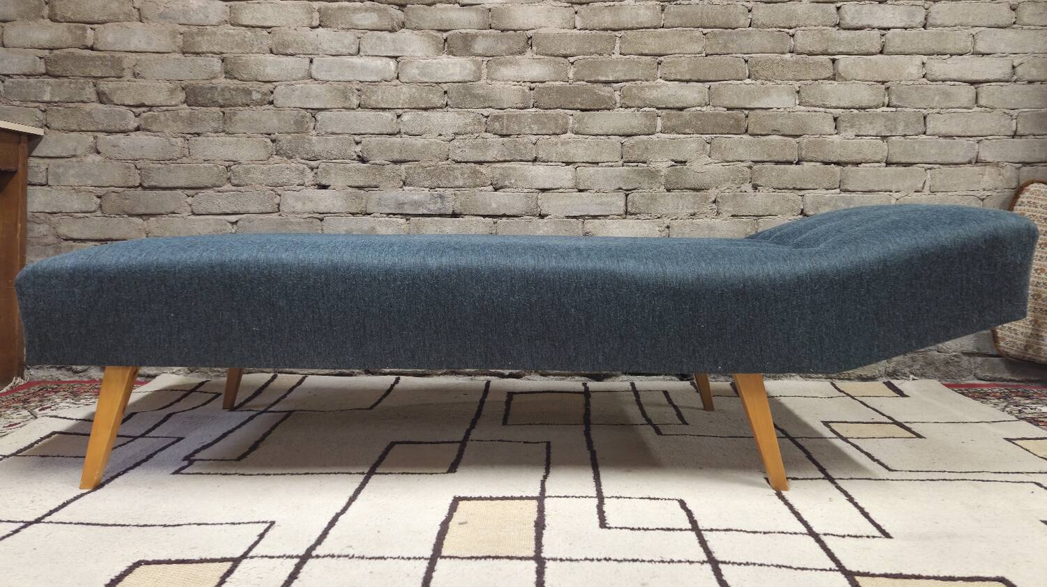 1960 vintage daybed chaise longue
