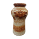 Old Ceramic Vase Beige Decor Brown Vintage