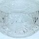 Salad bowl in cut and chiseled crystal