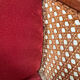 Wooden and velvet bench circa 1900