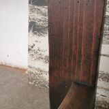 Workbench, brutalist console, solid wood