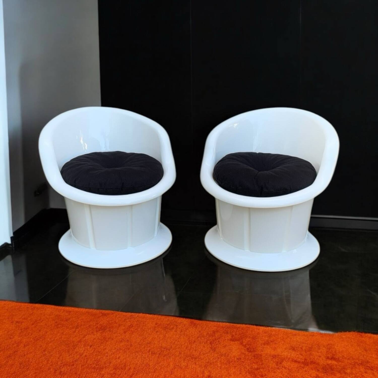 Pair of Popptorp armchairs designed by K. & M. Hagberg for Ikea 1990