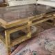 Brass Coffee Table with Smoked Glass Tops. French Work of