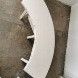 Pair of benches in white fir