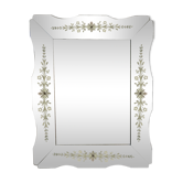Old rectangular Venetian mirror - 70x56cm