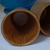 Vintage sandstone Digoin glasses