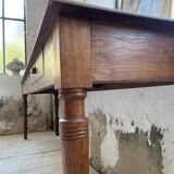 Oak table console