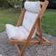 Adjustable Kon-Tiki armchair in pine by Gillis Lundgren for Ikea 70 80