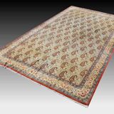 Large Oriental Rug Iran Ghoum, 4.07 x 2.45 M - Kurk Wool, Hand Knotted,