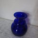 Cobalt blue blown glass vase