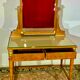 Vintage Art Deco dressing table in precious wood marquetry, 1930
