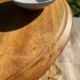 Art Deco oval oak table