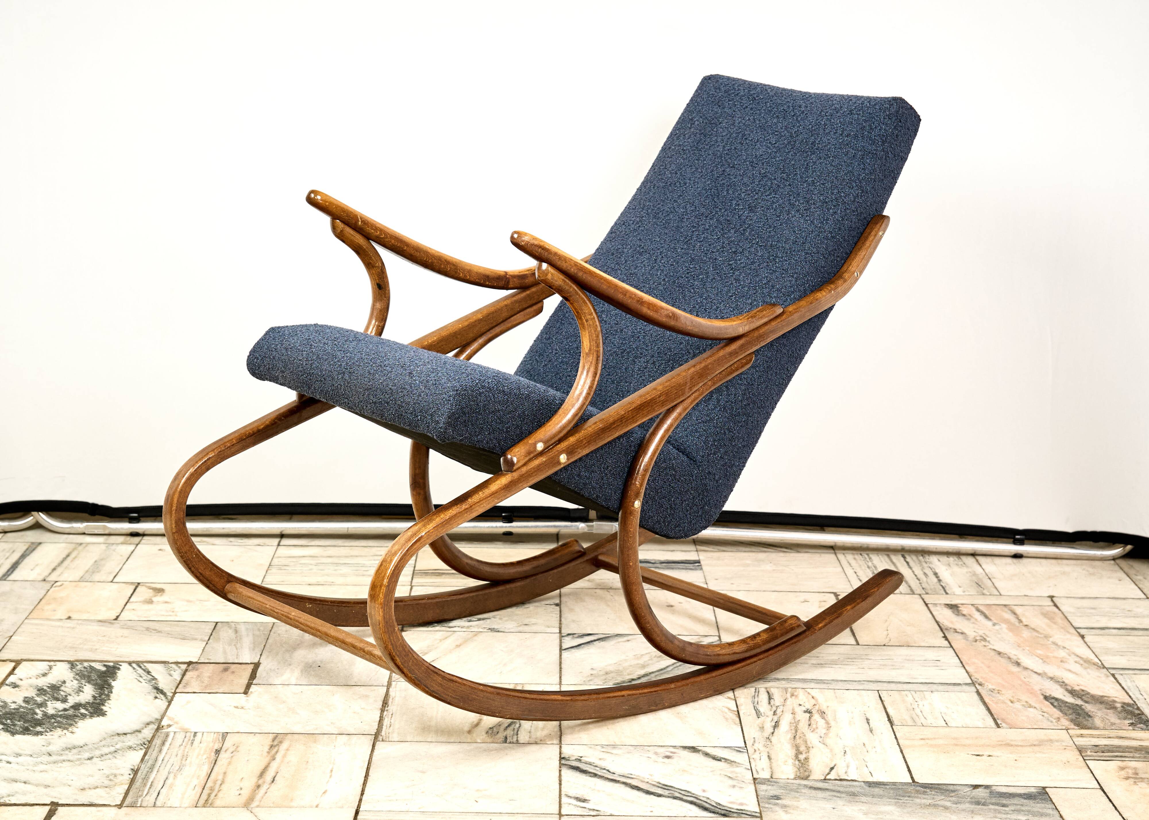 Bentwood Rocking Chair from Ton, 1960s, Czecoslovakia