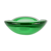Vide poche en verre vert Murano