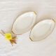 Set of 2 reva Limoges porcelain dishes