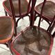 Set of 4 Thonet bistro chairs from the 1920s.