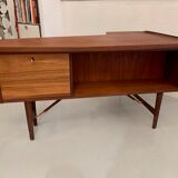 Peter Lovig Nielsen's Teak Boomerang Office, Denmark 1960