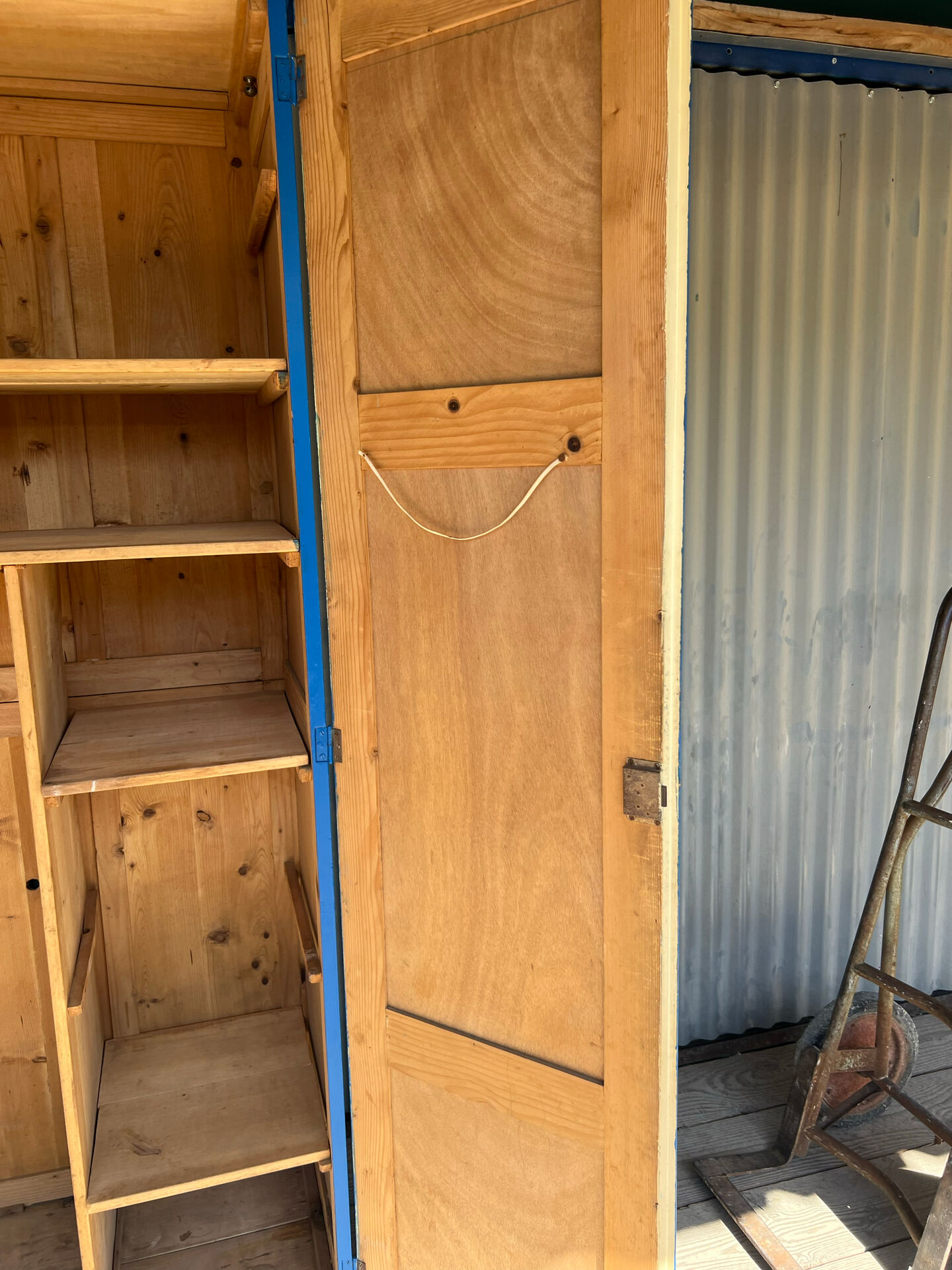 Blue wardrobe