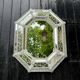 Venetian mirror in colorless Murano glass circa 1920