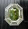 Venetian mirror in colorless Murano glass circa 1920