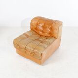 Pair of modular armchairs model DS11 by De Sede 1970