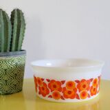 Lotus arcopal salad bowl, vintage