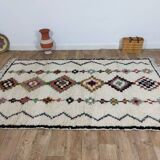 Handmade wool Berber rug 285 X 164 CM