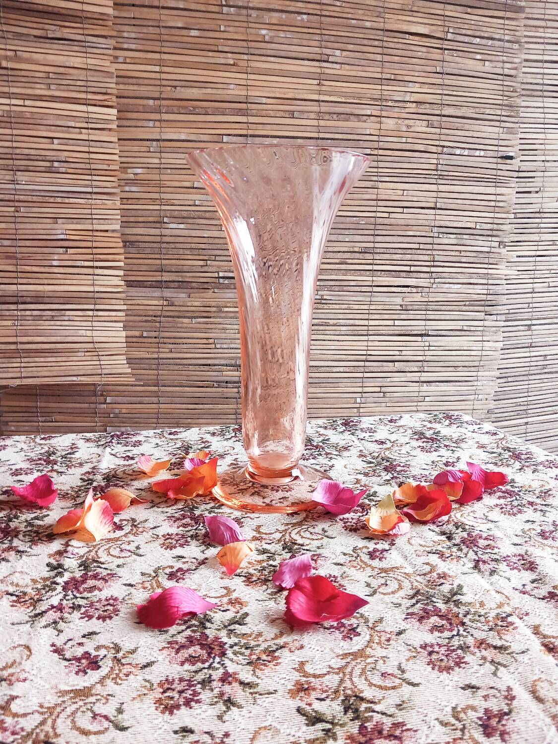 XL pink vase