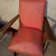 Red skai armchair, 60s