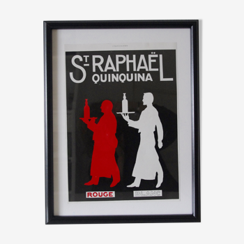Publicité "St Raphael" magazine l'illustration années 30 encadrée
