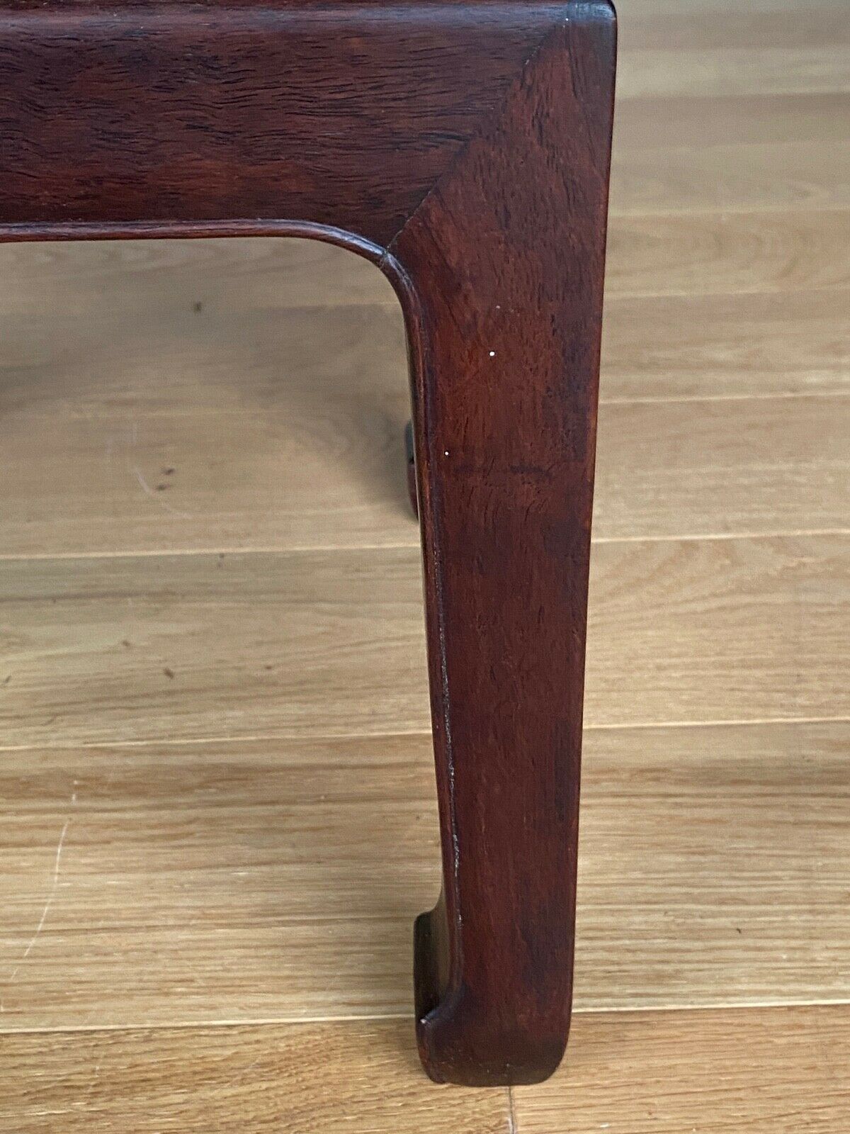 Tabouret table chine 1960 bois de fer belle patine