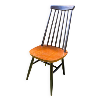 Chaise bicolore style Tapiovara vers 1960