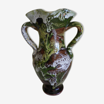 Vase à double anse Vallauris