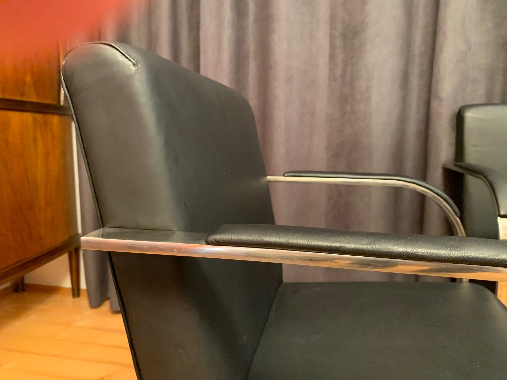 A set of four "Brno" chairs 1980s