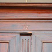 Wardrobe Louis XVI period 18th century mahogany