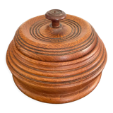 Empty pocket vintage wooden box