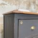 Craft furniture in patinated fir, circa 1950.