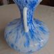 Blue opaline vase