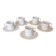 Moka cups in porcelain from Manufacture Royale (Limoges)