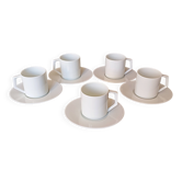 Moka cups in porcelain from Manufacture Royale (Limoges)