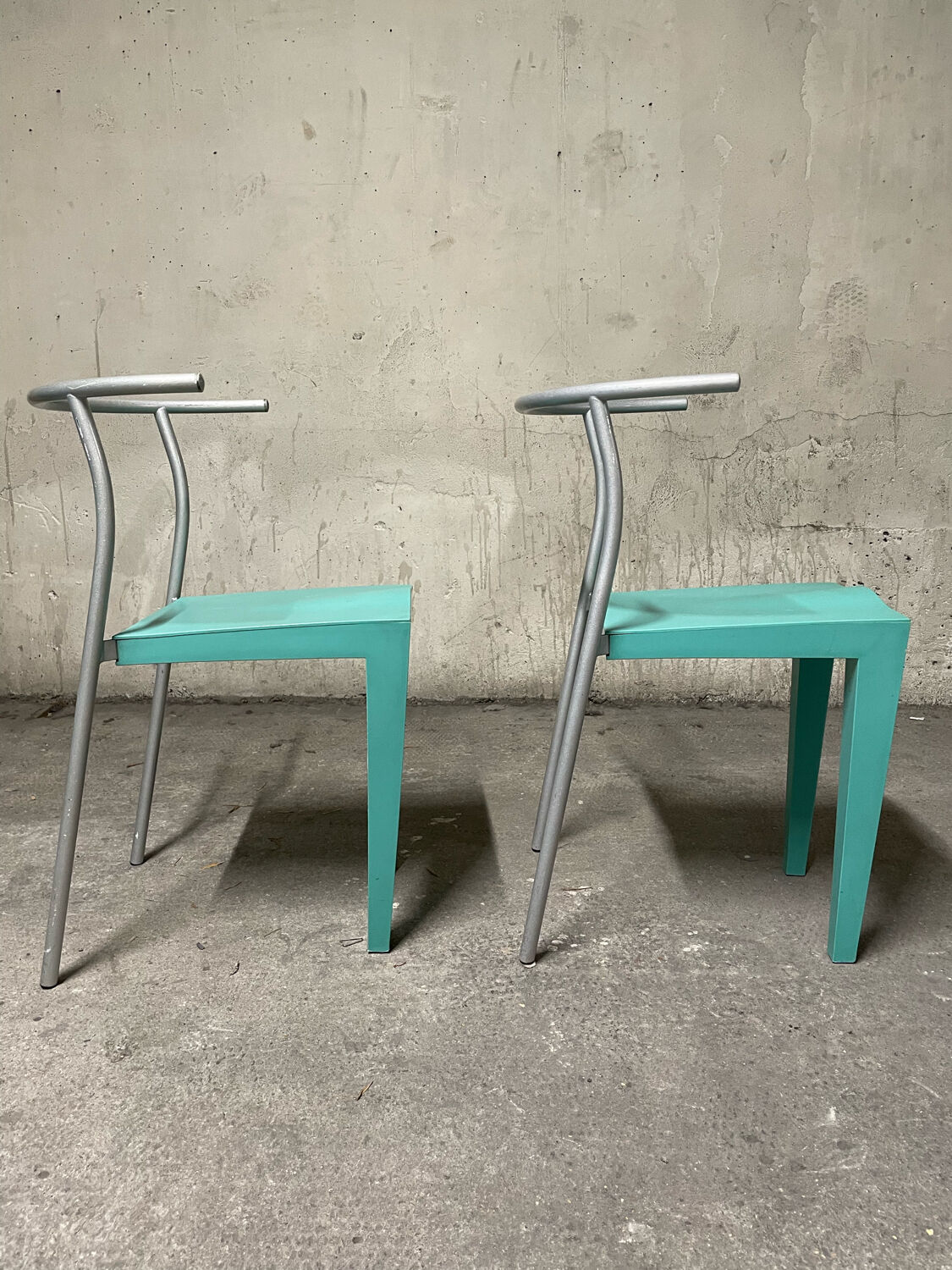 Pair of Dr. Glob chair by Starck for kartell in the 1990s