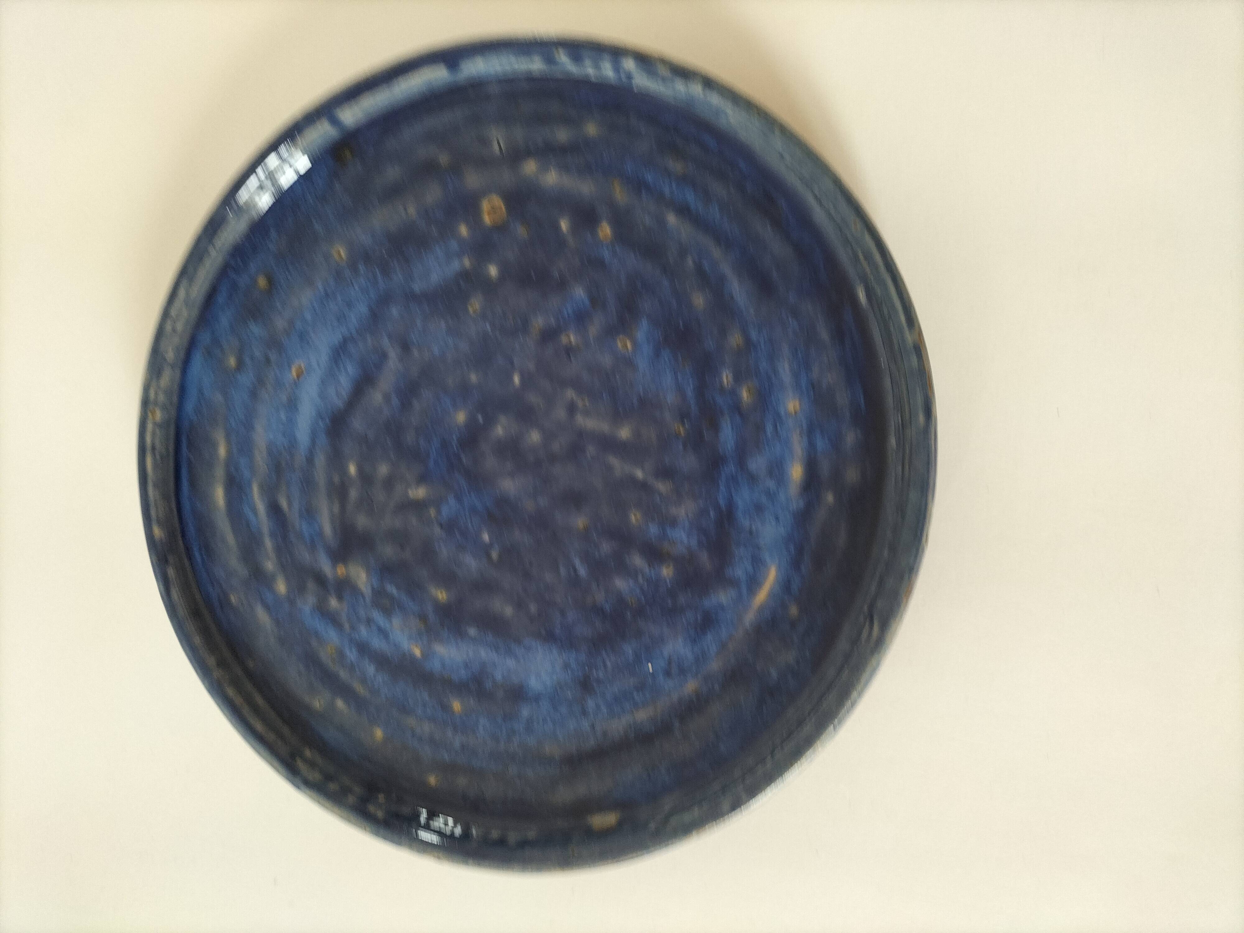 Large enamelled stoneware bowl signed Joseph Talbot, La Borne