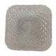 Square glass ceiling light