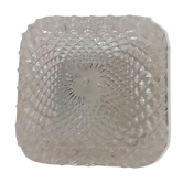 Square glass ceiling light