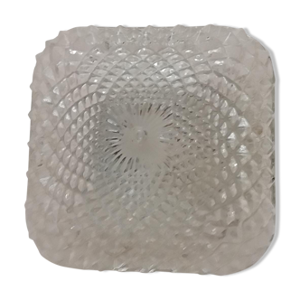 Plafonnier verre carré