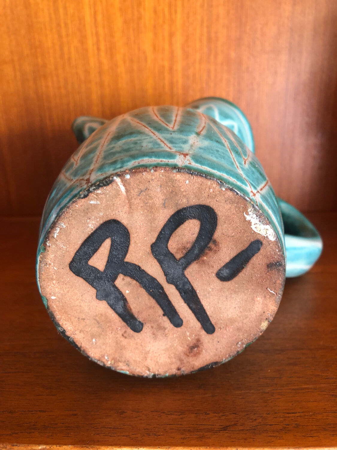 Pitcher vase Robert Picault ceramic Vallauris 1950