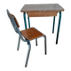 Bureau d'écolier Delagrave et sa petite chaise
