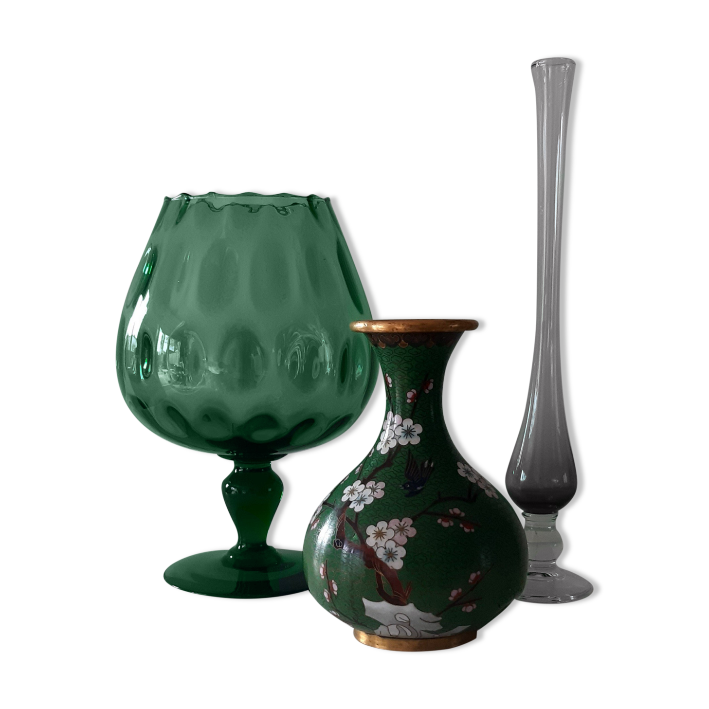 Vases / batch of 3 vases